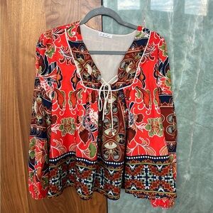 On The Road Colorful Blouse